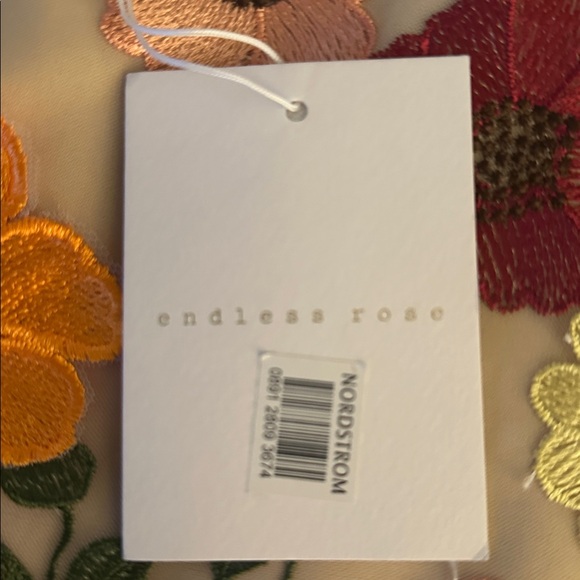 NWT Endless Rose Multicolor Floral Mini Skirt Size Small - Picture 4 of 5